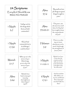 24 Scriptures Everyone Should Know